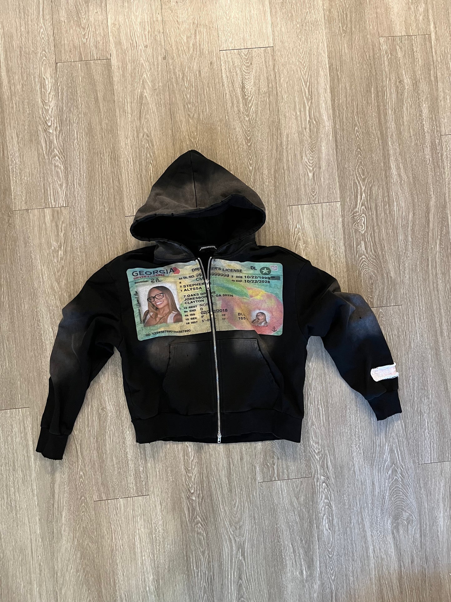 Latto Zip Up Hoodie (Black)