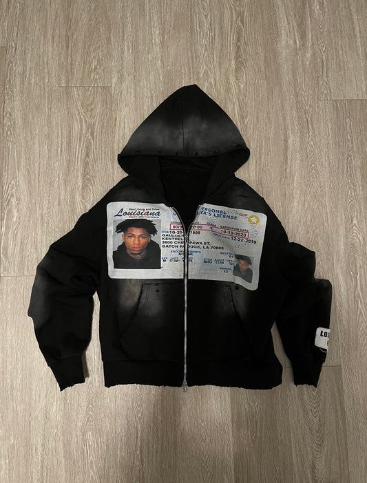 Youngboy Zip Up (Black)