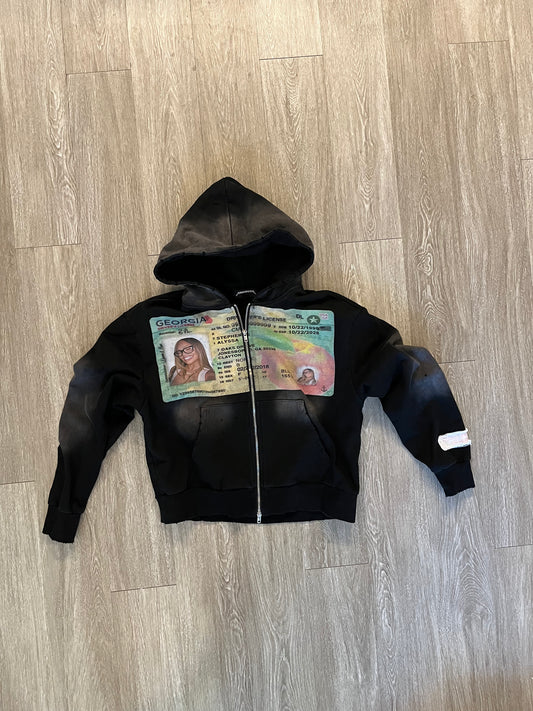 Latto Zip Up Hoodie (Black)